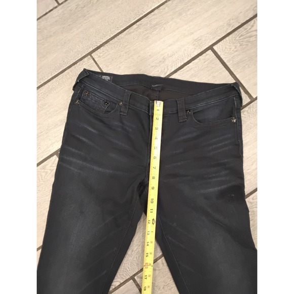 True Religion Stella Low Rise Skinny Jeans Dark Wash Women's Size 33 - Picture 3 of 12